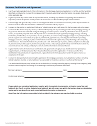 Fannie Mae Form 710 Mortgage Assistance Application, Page 4