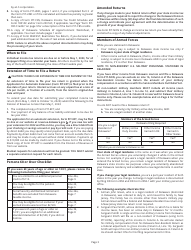 Instructions for Form PIT-NON Delaware Individual Non-resident Income Tax Return - Delaware, Page 3