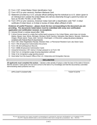 Qualified Applicator Certification Application - Arizona, Page 5