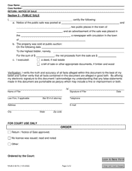 Form NHJB-2126-PE Return/Notice of Sale - New Hampshire, Page 2