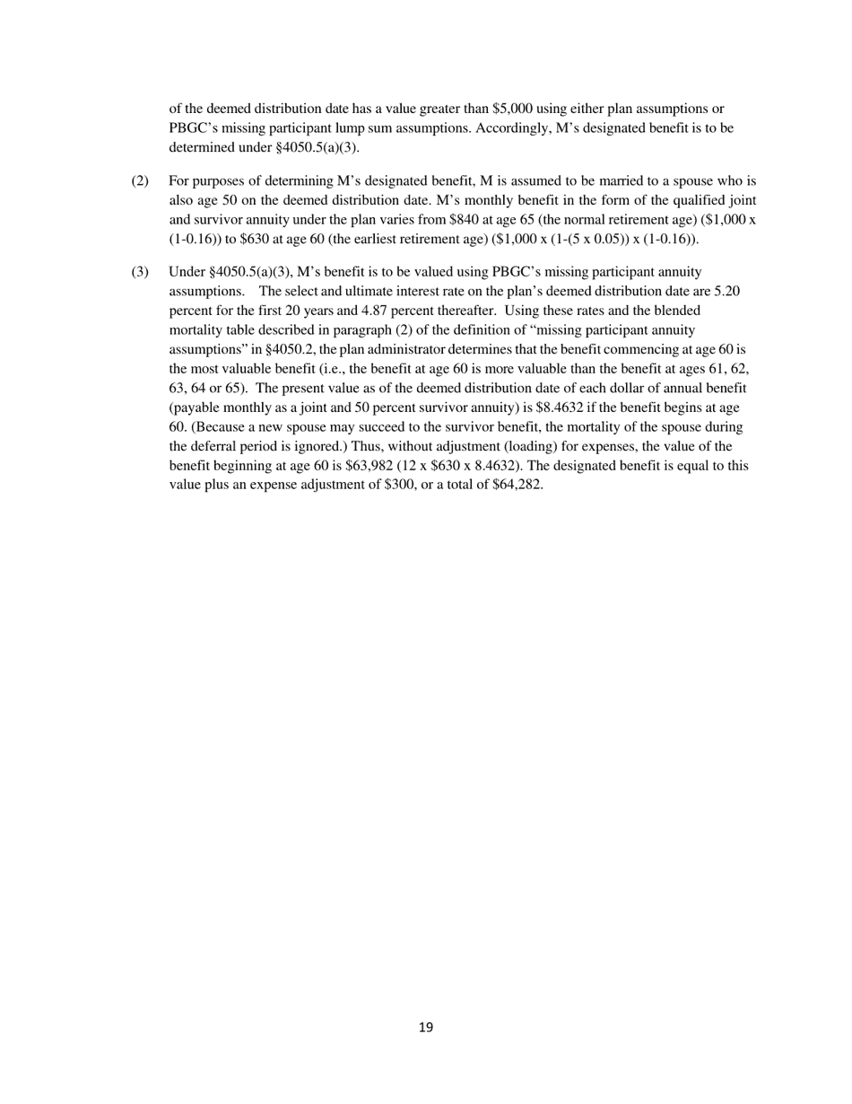 Missing Participants Filing Instructions, Page 20