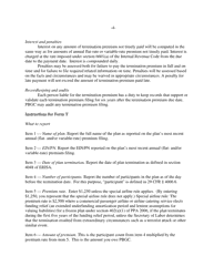PBGC Form T Termination Premium Declaration, Page 4