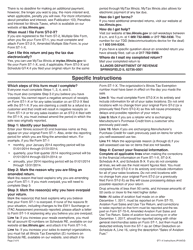 Instructions for Form ST-1-X, 003 Amended Sales and Use Tax and E911 Surcharge Return - Illinois, Page 2