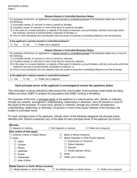 Form SFN62259 North Dakota Development Fund, Inc. (Nddf)/Ssbci Form for Demographics-Related Data - North Dakota, Page 2