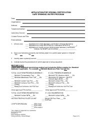 Form 6945 Application for Virginia Certification Safe Drinking Water Program - Virginia, Page 4