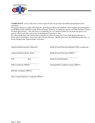Life Support Agency Letter of Compliance 8-1.1 - Oakland County, Michigan, Page 6