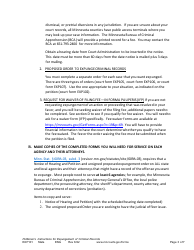 Form EXP101 Petitioner&#039;s Instructions for Expungement (Sealing) of Criminal Records - Minnesota, Page 3