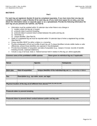FWS Form 3-200-11 Big Cat Public Safety Act Registration Form, Page 6