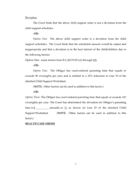 Child Support Order - Warren County, Ohio, Page 2