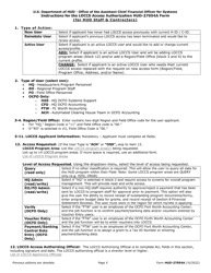 Form HUD-27054A Loccs Access Authorization Form for Hud Staff and Contractor, Page 2