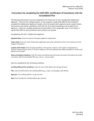 Form HUD-2991 Certification of Consistency Plan With the Consolidated Plan for the Continuum of Care Program Competition, Page 2