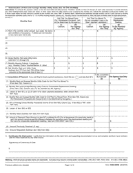 Form HUD-40058 Claim for Rental Assistance or Downpayment Assistance, Page 3