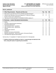 Form HUD-4741 Federal Labor Standards Monitoring Review Guide Agency on-Site, Page 3