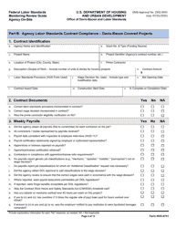 Form HUD-4741 Federal Labor Standards Monitoring Review Guide Agency on-Site, Page 4