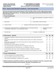 Form HUD-4741 Federal Labor Standards Monitoring Review Guide Agency on-Site, Page 9