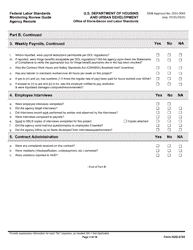 Form HUD-4742 Federal Labor Standards Monitoring Review Guide Agency Remote, Page 3