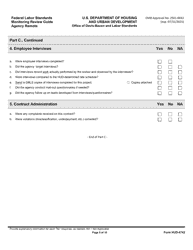 Form HUD-4742 Federal Labor Standards Monitoring Review Guide Agency Remote, Page 5