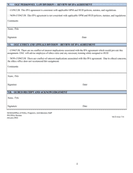 Form HUD-734 Appendix E Intergovernmental Personnel Act Assignment (Office of General Counsel Ethics Review), Page 2