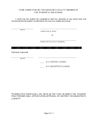 Student Practice Authorization Form - New York, Page 3