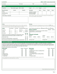 Form MCSA-5875 Medical Examination Report Form (For Commercial Driver Medical Certification), Page 3
