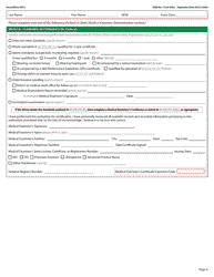 Form MCSA-5875 Medical Examination Report Form (For Commercial Driver Medical Certification), Page 4