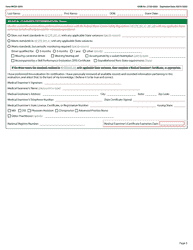 Form MCSA-5875 Medical Examination Report Form (For Commercial Driver Medical Certification), Page 5