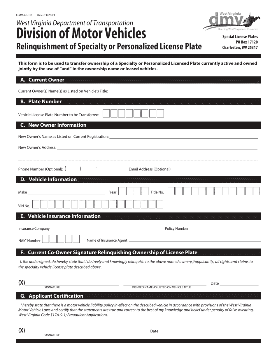 Form Dmv Tr Fill Out Sign Online And Download Fillable Pdf West