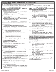DOH Form 505-030 Categorized Medical Test Site License Application - Washington, Page 18
