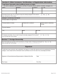 DOH Form 505-030 Categorized Medical Test Site License Application - Washington, Page 20