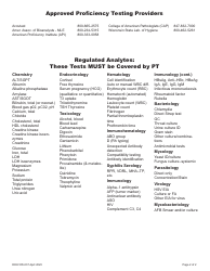DOH Form 505-030 Categorized Medical Test Site License Application - Washington, Page 8