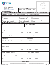 DOH Form 505-026 Certificate of Waiver Medical Test Site License Application - Washington, Page 7