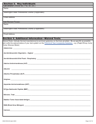 DOH Form 505-032 Accredited Medical Test Site License Application - Washington, Page 11