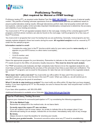 DOH Form 505-032 Accredited Medical Test Site License Application - Washington, Page 7
