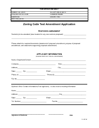 Zoning Code Text Amendment Application - Village of Wheeling, Illinois, Page 2