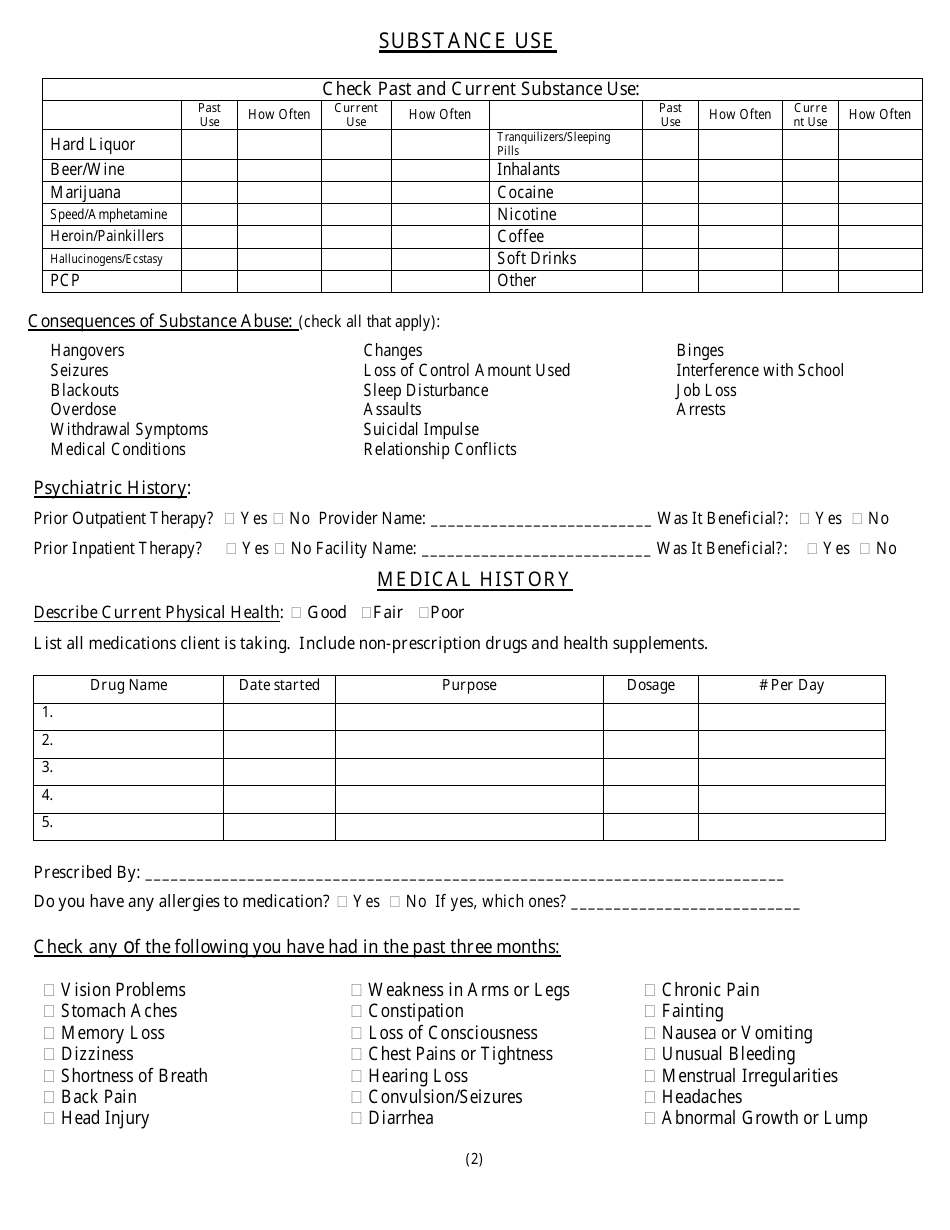 Adult Intake Form - Bayside Therapy Associates - Fill Out, Sign Online ...