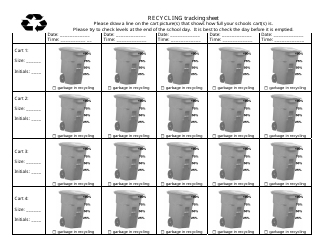 Garbage Tracking Sheet Template, Page 3