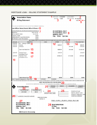 Document preview: Sample Mortgage Loan Billing Statement