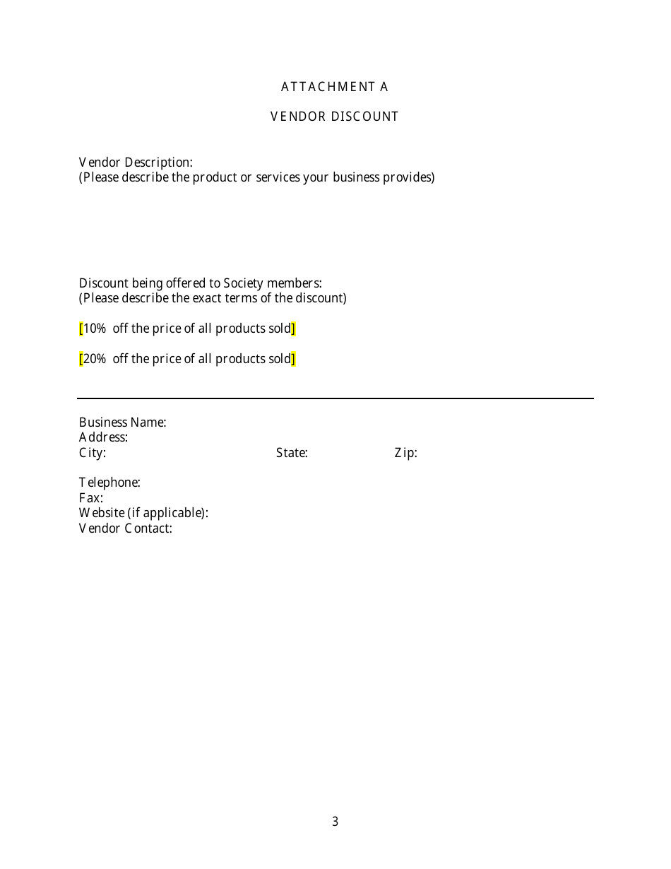 Discount Agreement Template - Fill Out, Sign Online And Download PDF ...