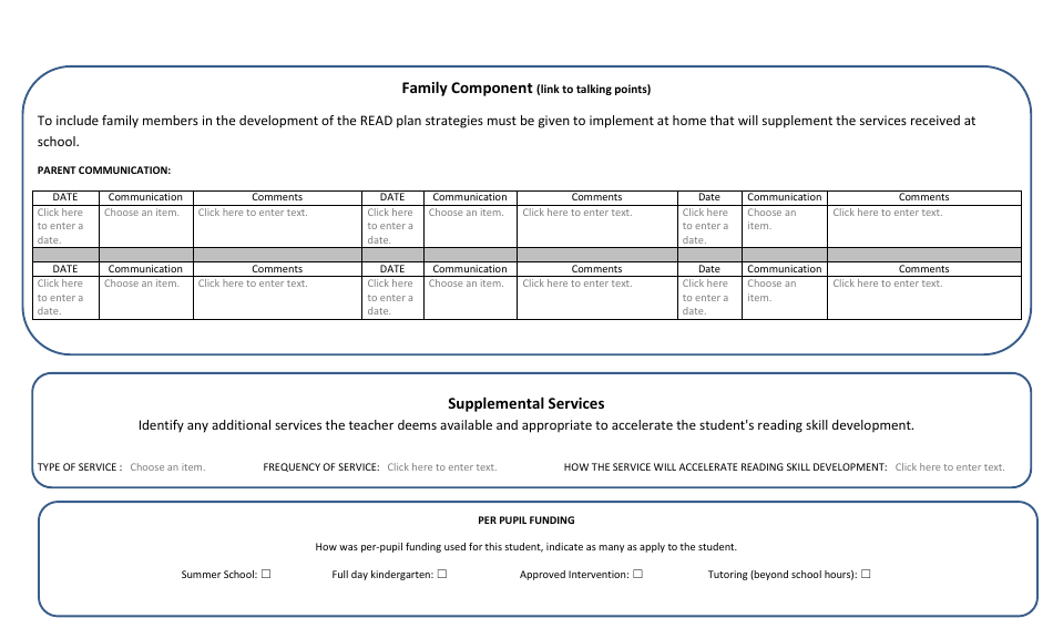 Read Plan Template, Page 4