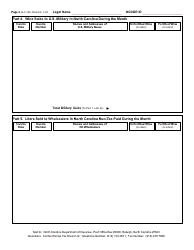 Form B-C-784 Wine Wholesaler and Importer and Resident Winery Excise Tax Return - North Carolina, Page 4