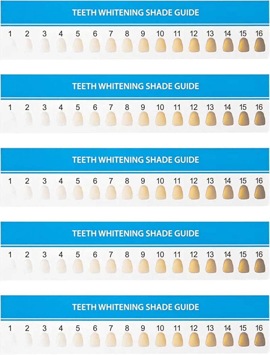 Teeth Whitening Shade Guide Print Big 