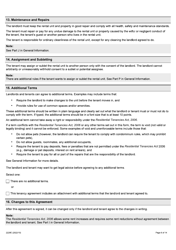 Form 2229E Residential Tenancy Agreement (Standard Form of Lease) - Ontario, Canada, Page 6