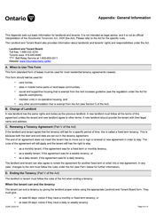 Form 2229E Residential Tenancy Agreement (Standard Form of Lease) - Ontario, Canada, Page 8