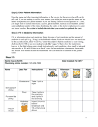 Pill Card Template, Page 6