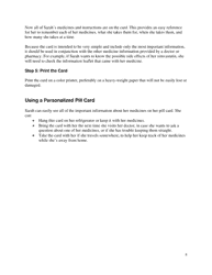 Pill Card Template, Page 8