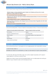 Hba1c Advice Sheet, Page 3