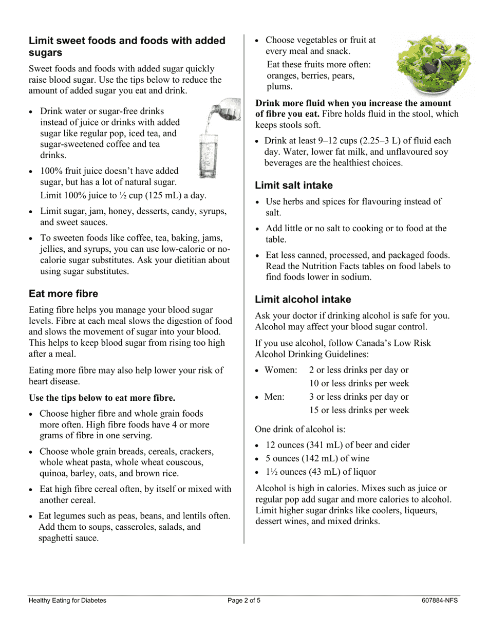 Diabetes Meal Planner - Alberta, Canada, Page 2