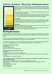 Document preview: Urine Color Chart - Dehydration Test