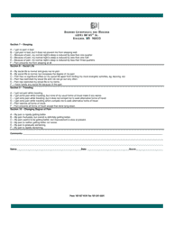 Patient Evaluation Chart &amp; Questionnaire - Back &amp; Neck Pain, Page 6