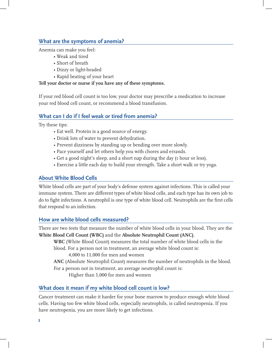 Blood Counts Tracking Chart - the General Hospital Corporation, Page 3
